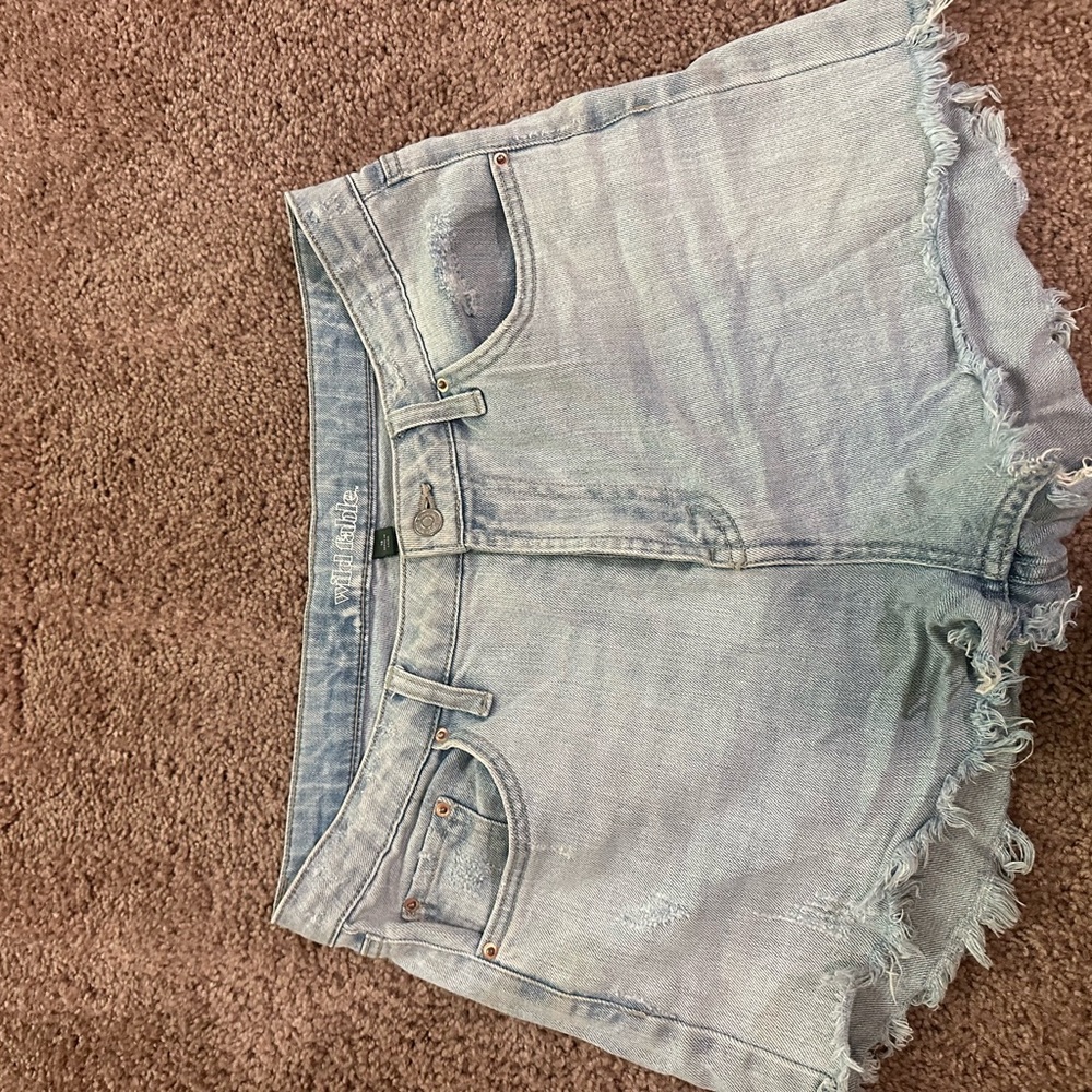 Wild Fable Blue High-Waisted Jean Shorts